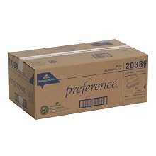 Georgia-Pacific Preference 20389 White Multifold Paper Towel, 9.4" Length x 9.2" Width (Case of 16 Packs, 250 per Pack)