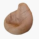 Designer Gaming Recliner Faux Suede FUDGE Bean Bag