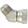 EATON Aeroquip 2070-12-12S 45 Degree Swivel Nut Elbow, JIC 37° End Types, Carbon Steel, 3/4 JIC(f) x 3/4 JIC(m) End Size, 3/4" Tube OD