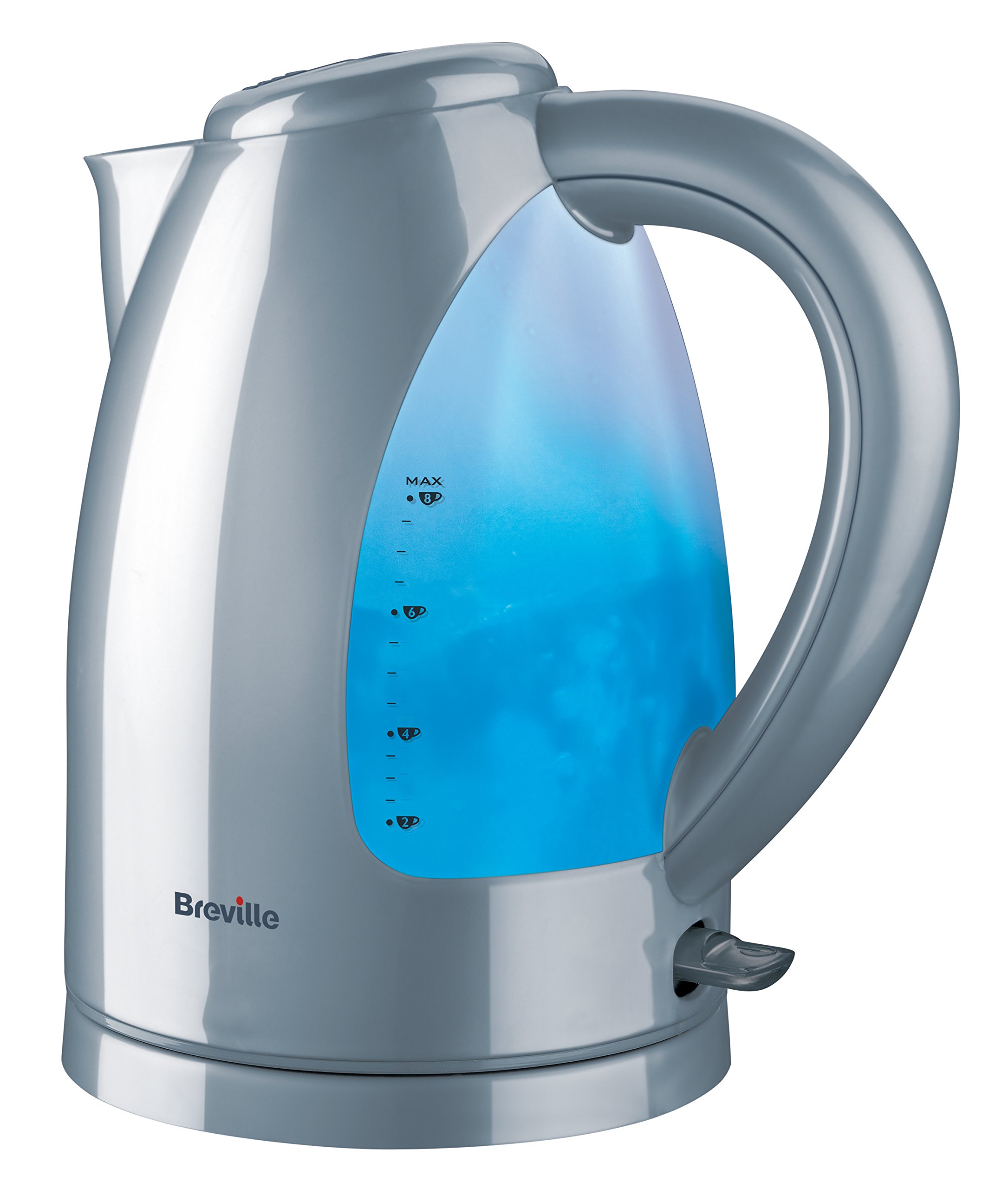 Breville Silver Illuminated Jug Kettle. Fast Boil 3 kW. Easy Clean. eBay