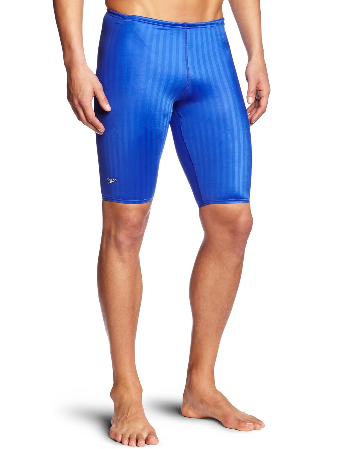 Speedo Racing Swim Wear ML AquaBlade Jammer Youth Male Royal Blue
