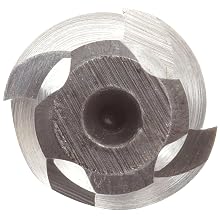 Alvord Polk 300 High-Speed Steel Counterbore, Built-In Pilot, Uncoated (Bright) Finish, 1/32" Oversize