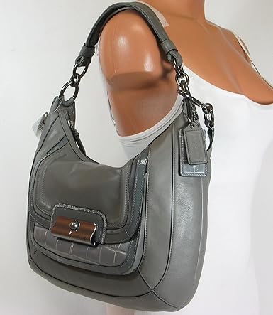 coach hobo grey