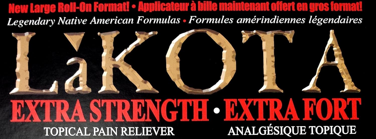 LAKOTA Extra Strength Topical Pain Reliever w Roll on Applicator 150 ml