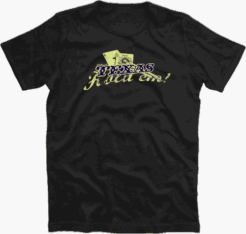 TEXAS HOLD EM II POKERN Promo-Shirt S-XXXL Schwarz XXXL
