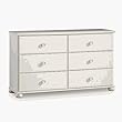 South Shore 3660027 Dresser - Triple Dresser In Pure White