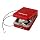 SentrySafe P005CR 0.05 Cubic Foot Combination Compact Safe, Red