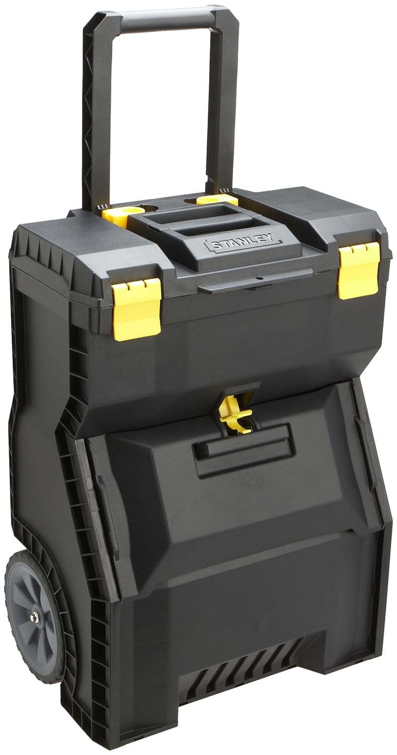 Stanley Tool Box Bin Organizer Storage Tools Portable Tray Mobility With Wheels eBay