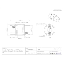 Boston Gear FC155/8 Shaft Coupling Half, FC15 Coupling Size, 0.625 inches Bore, 1-1/32 Thru Bore Length, 1.250 inches Hub Diameter, 6 Max HP at 1750 RPM, 250 Max Torque (LB-IN), Steel