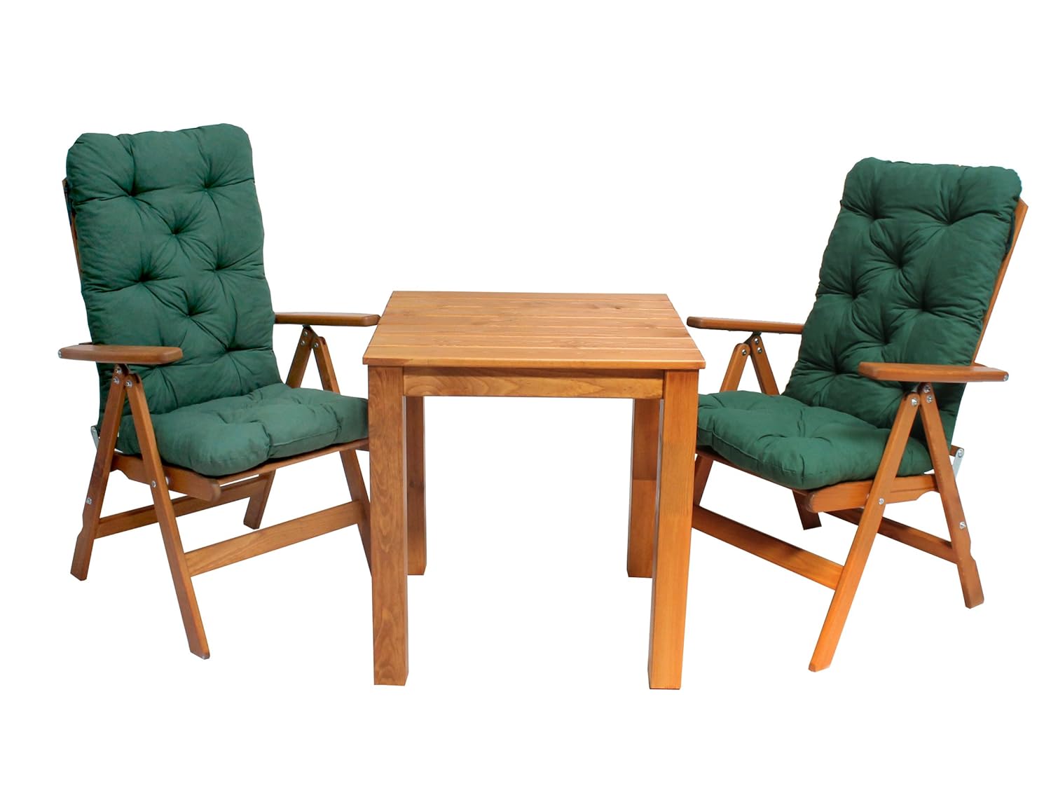 Ambientehome Balkonset Sitzgruppe klappbar Bistroset Lotta, braun, 3