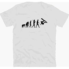 Original ShirtzShop SNOWBOARD evolution of mankind extreme sports T-Shirt S-XXL