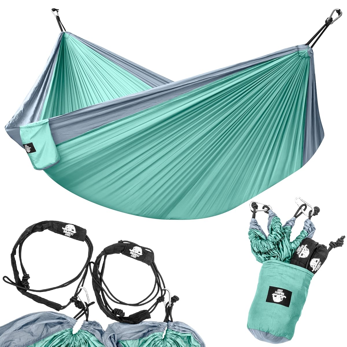 Legit Camping Double Hammock Lightweight Parachute Portable