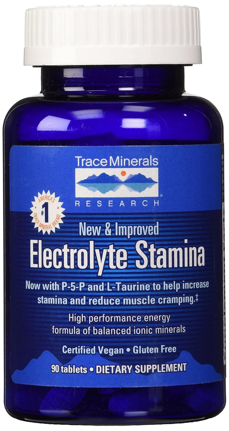 Trace Minerals Electrolyte Stamina Tablets, 90Count New, Free Shipping