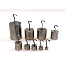 ETA hand2mind Stainless Steel Weights, hooked, metric (Set of 9)
