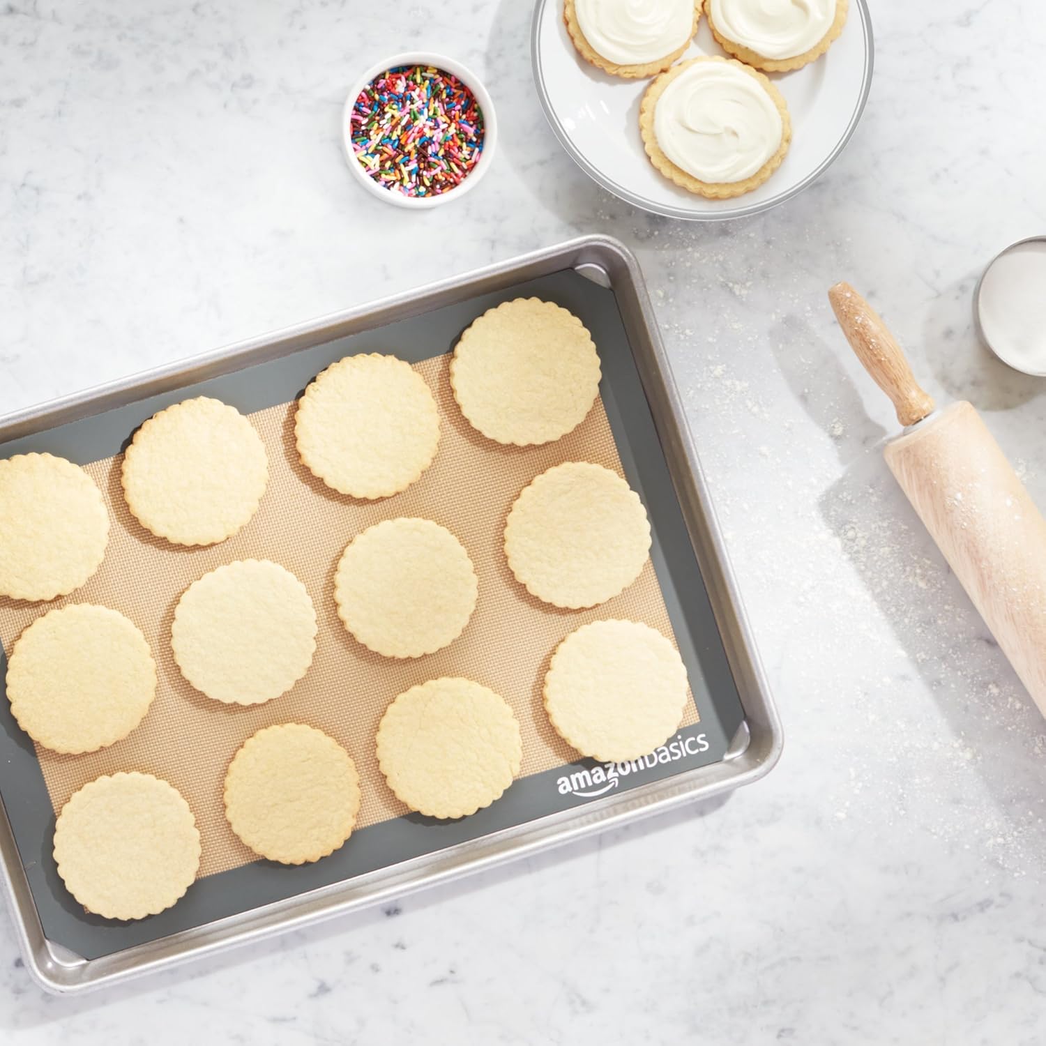 Amazon 2 AmazonBasics Silicone Baking Mats Only 13.95 (Reg. 14.99