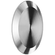 Dixon 16AMP-G400 Stainless Steel 304 Sanitary Fitting, Clamp End Cap, 4" Tube OD