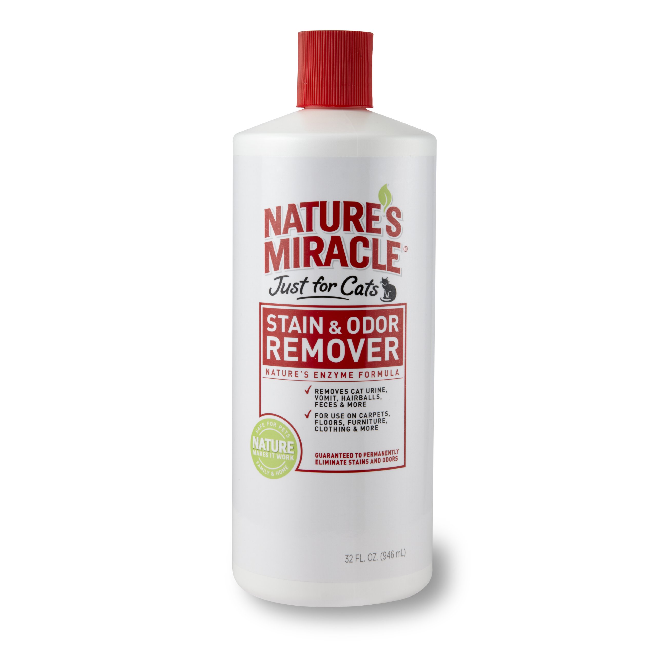 Nature's Miracle Just for Cats Stain & Odor Remover Standard Packaging