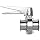 Dixon B5101V200CC-C Stainless Steel 316L Butterfly Valve with Trigger Handle and Viton Seal, 2" Tube OD