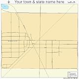 Huge Street & Road Map of Thompsonville, Michigan MI - Printed
poster size wall atlas of your home t