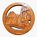 CAMIC designs DOG012M Laser-Etched Shih Tzu Dog Magnets - Set of 6