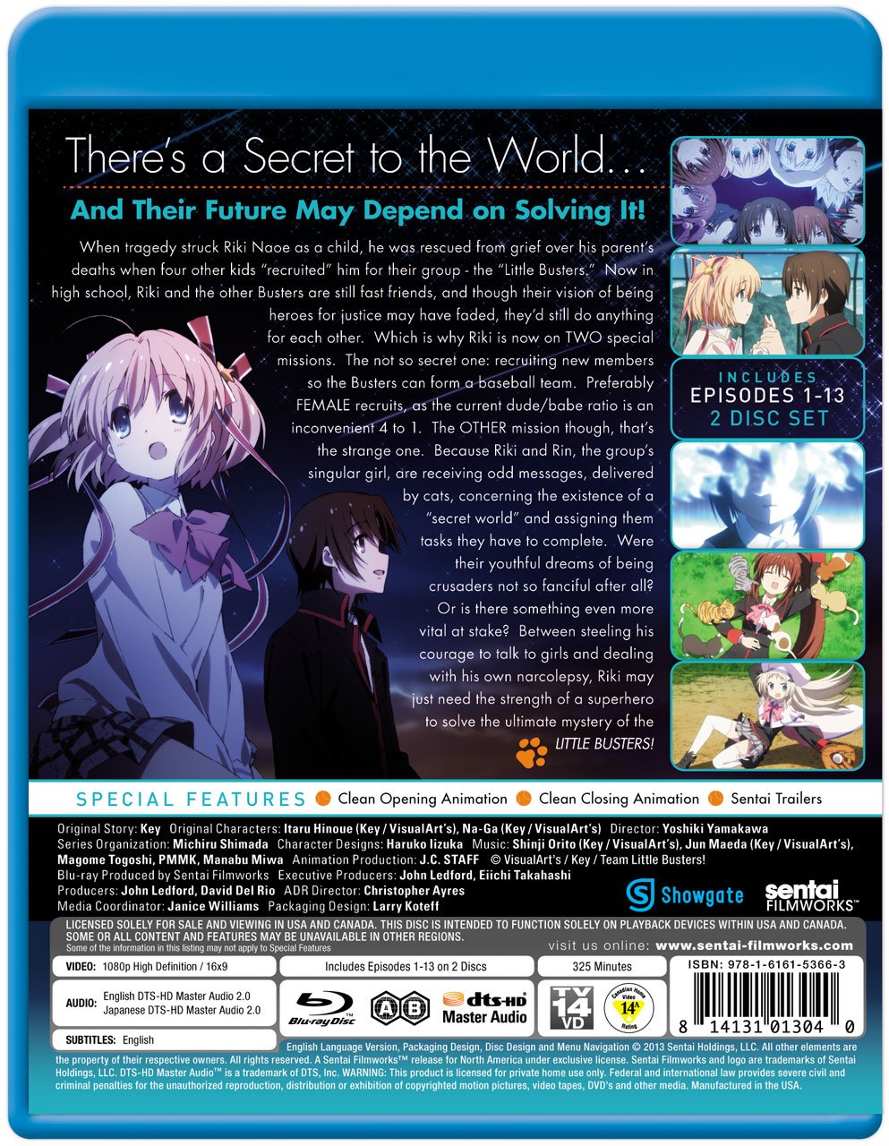 Little Busters Collection 1 REGION FREE AnimeBlurayUK