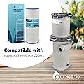 Pureline Pool Replacement Cartridge Filter, 200 Sq Ft, PL0167, Compatible with Hayward Swimclear C200S, CX200XRE