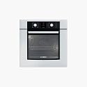 Bosch 500 Series HBN5420UC 27" Electric Wall Oven with Genuine European Convection, 16 Cooking Modes, Glass Touch Controls with Ergonomic Retractable Dials and Meat Probe: White