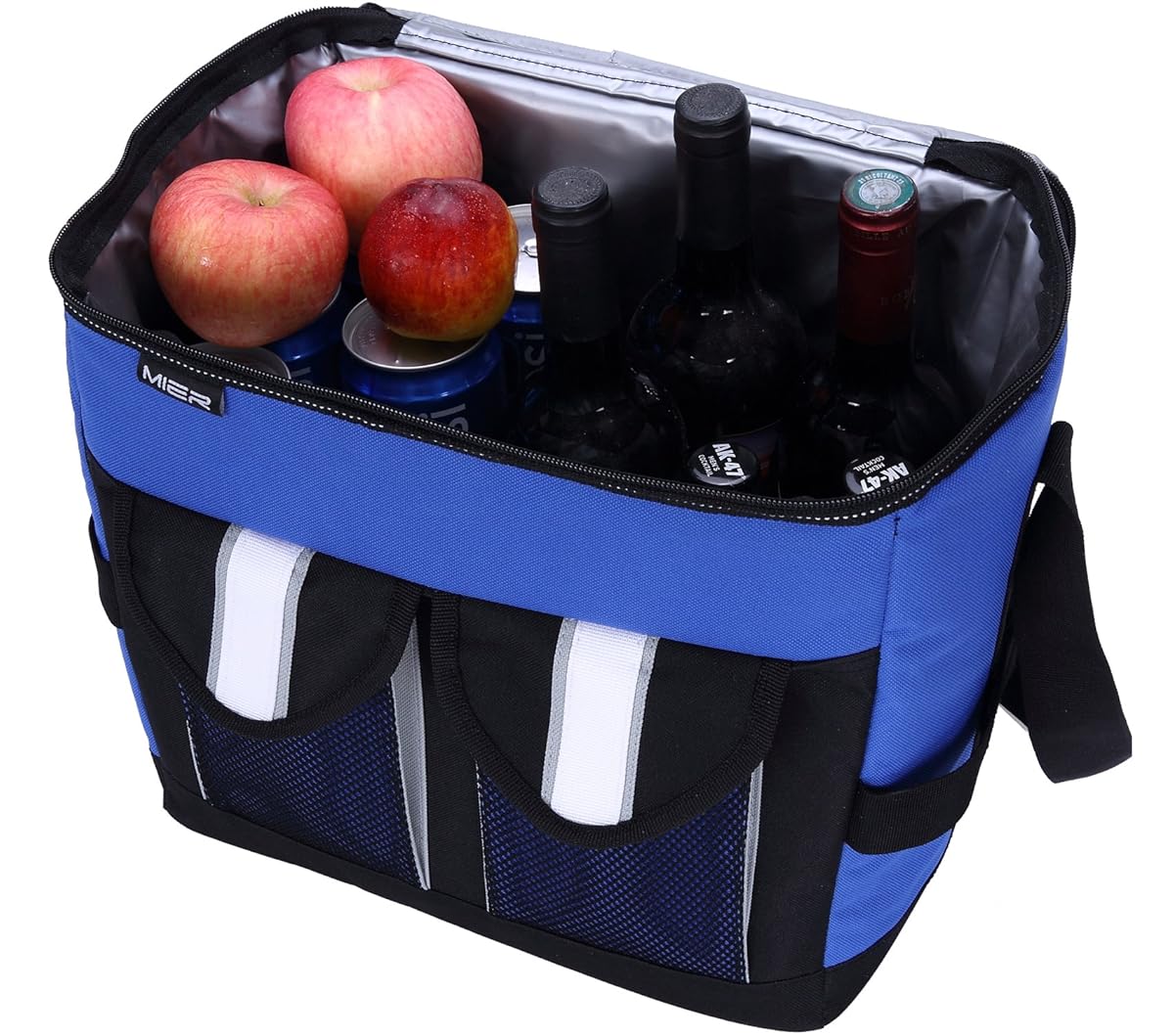 MIER 30Cans Collapsible Soft Cooler Bag Insulated Picnic Lunch Bag for