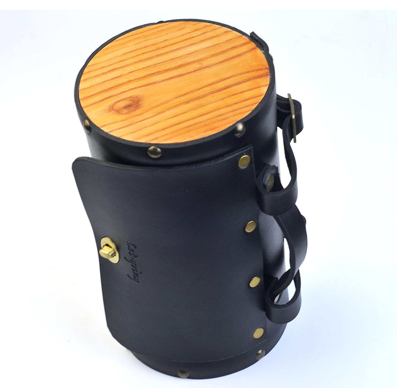 Vintage Bike Pure Leather Front Handlebar or Saddle Big Handle Bag 3L