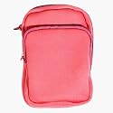 Strand Medium Soft Pink Camera Case with Zip and external pocket
