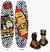 Kwik Tek WIW-24 World Industries Checks Wakeboard With DC Youth Binding
