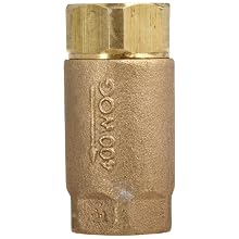 Dixon 61-104 Brass Ball Cone Check Valve, 3/4" NPT Female