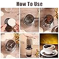 Prudiut 600 PCS Unbleached Coffee Filters 