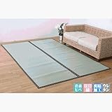 い草上敷きカーペット F森林 江戸間1畳(88×176cm)ウレタン付(#1303531)