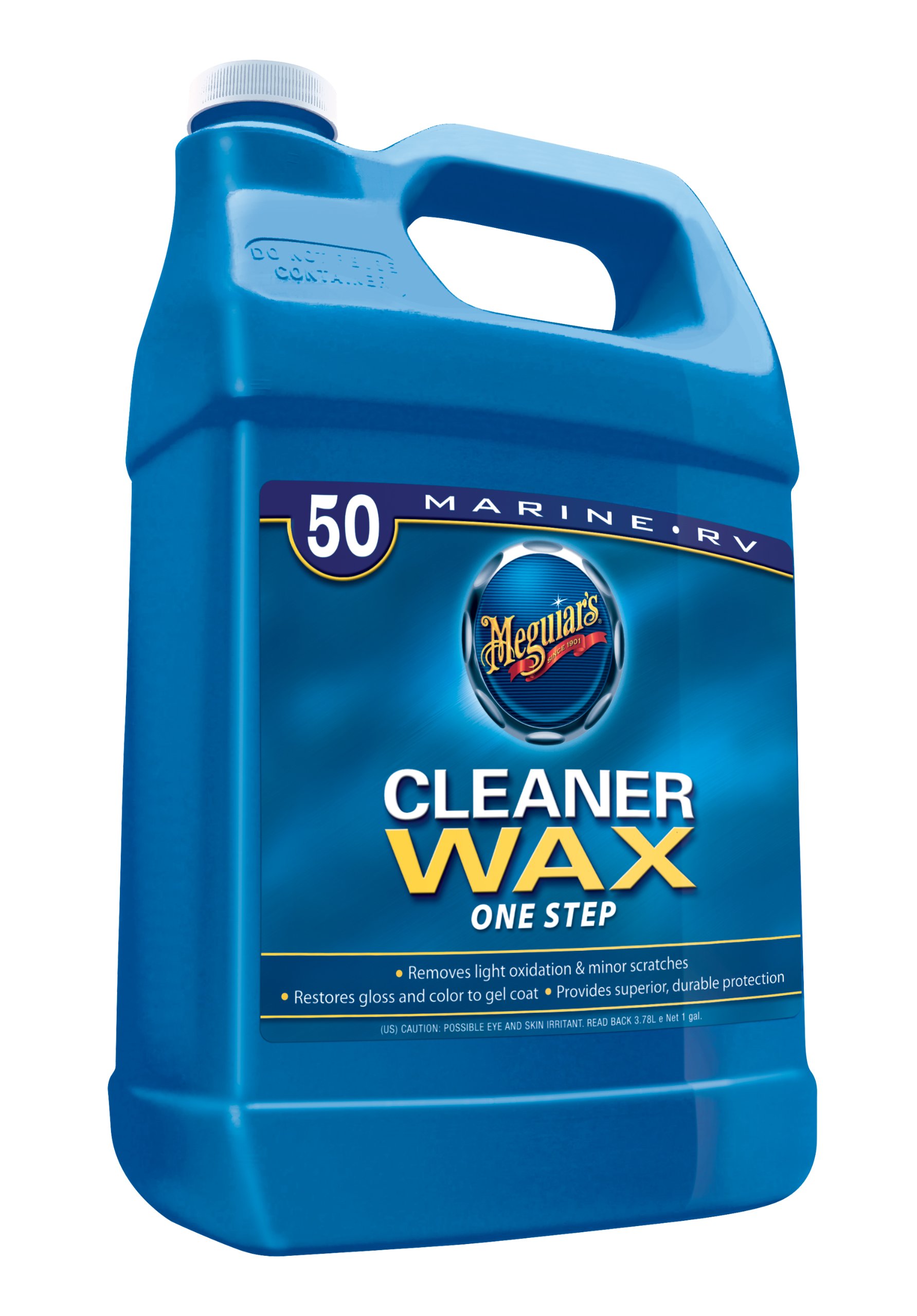 Meguiar's M5001 Marine/RV One Step Cleaner Wax 1 Gallon