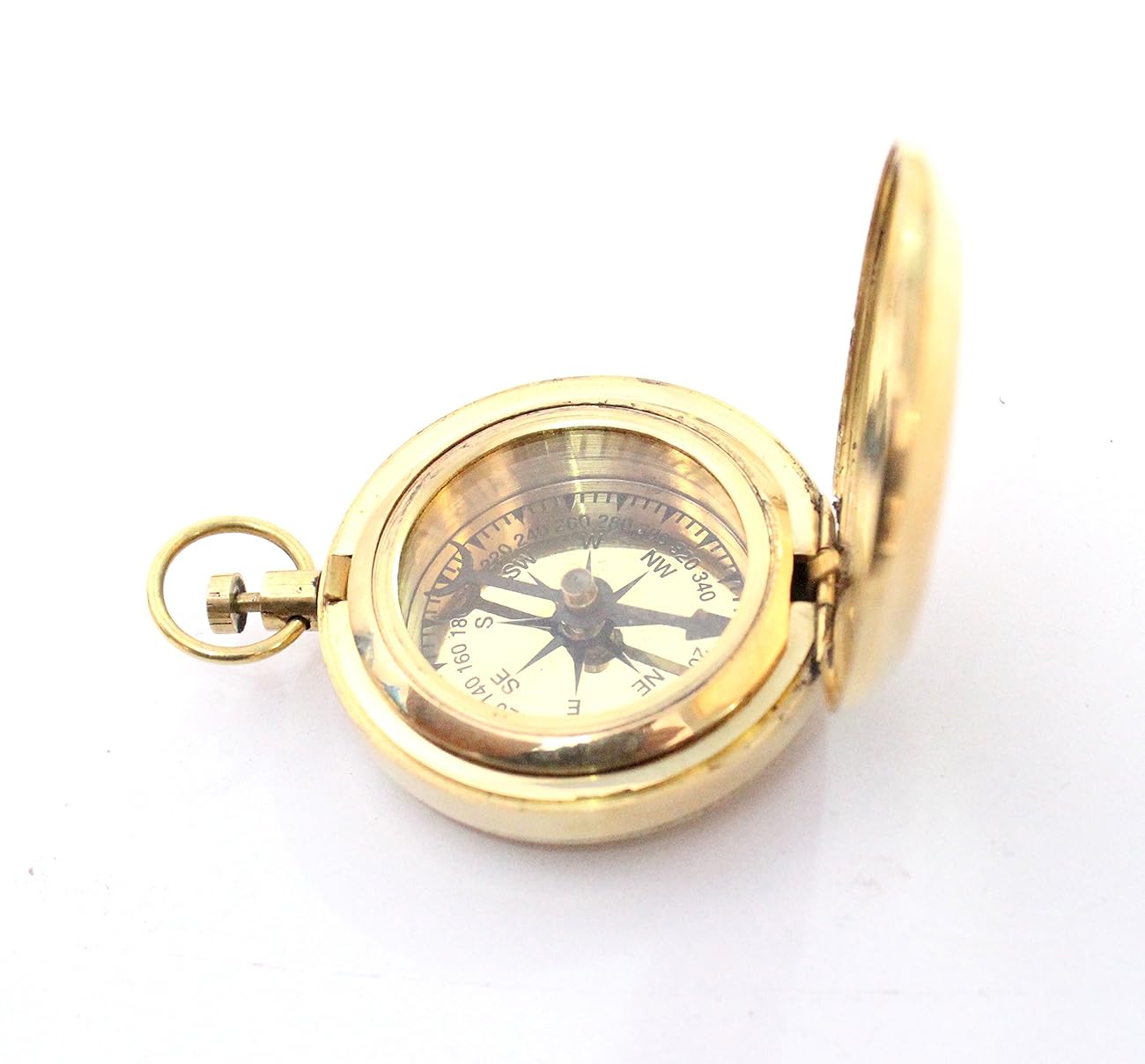Nautical Collectible Retro Style Compass Decorative Gift Item Brass Finish Compass