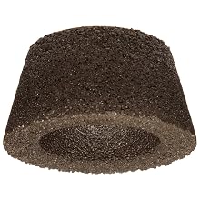 Norton Charger Portable Snagging Abrasive Wheel, Type 11 Flaring Cup, Zirconia Alumina, 5/8"-11 Arbor, 6/4" - 3/4" Diameter, 2" Thickness, 16 Grit (Pack of 1)