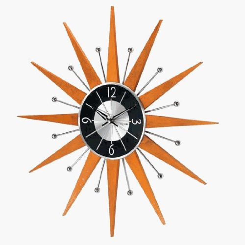 George Nelson Starbust Crown Clock