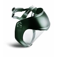 Uvex S8510 Bionic Shield, Black Matte Face Shield, Clear Polycarbonate Anti-Fog/Hardcoat Lens