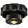 DimcoGray Black Phenolic Fluted Torque Knob Female, Brass Insert: 3/8-16" Thread x 1/2" Depth, 1-3/4" Diameter x 1-1/16" Height x 1-1/16" Hub Dia x 1/2" Hub Length (Pack of 10)