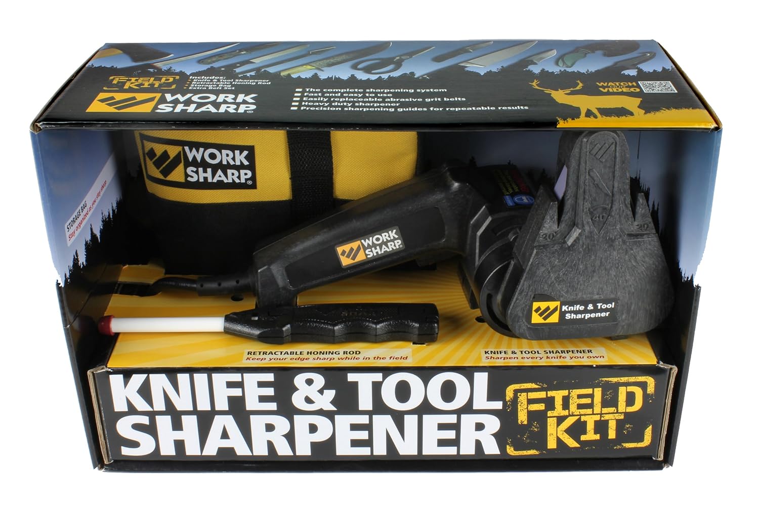 ! Work Sharp WSKTSKT Knife and Tool Sharpener Field Kit MadstenCinLin