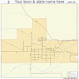 Huge Street & Road Map of Bonanza, Oregon OR - Printed poster
size wall atlas of your home town