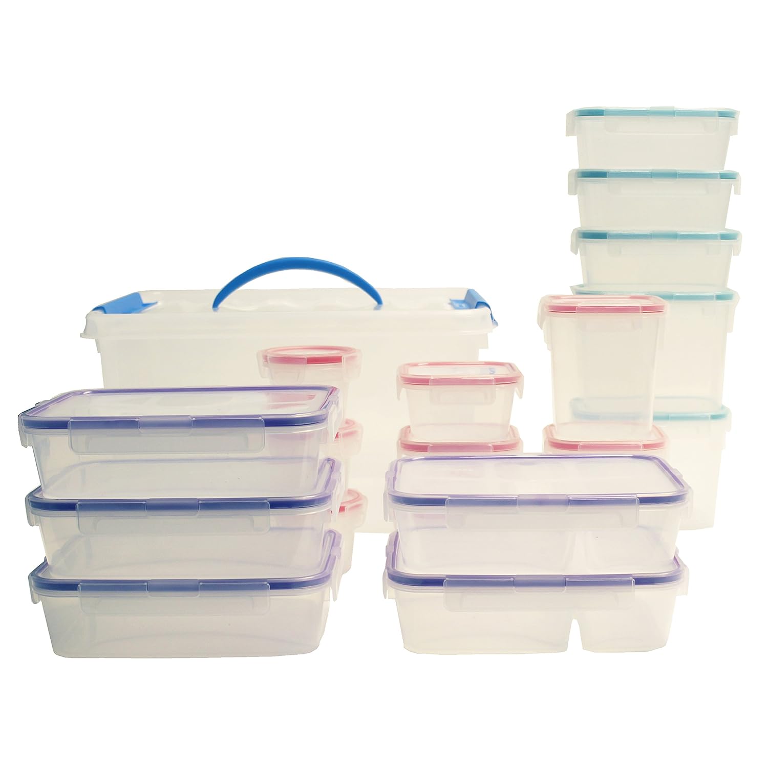 SnapWare 38Piece Airtight Storage Tote Set , New, Free Shipping eBay