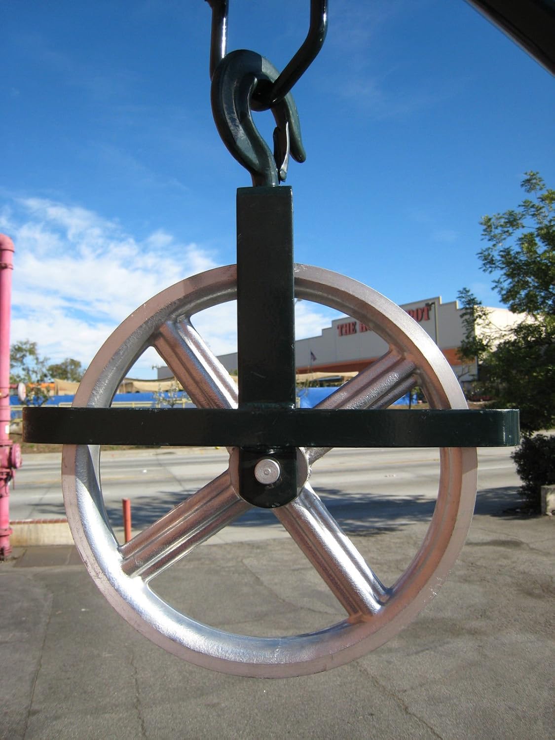 CBM Scaffold 12" Aluminum Hoist Pulley Wheel for Scaffolding Lifting or