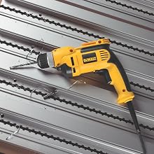DEWALT DWD110K 8.0 Amp 3/8-Inch VSR Pistol Grip Drill Kit with Keyless Chuck