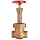 Milwaukee Valve 1169 Series Bronze Gate Valve, Industrial Service, Class 150, Rising Stem, Solder End