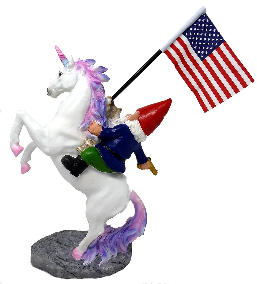 Funny Guy Mugs Garden Gnome Statue The Ultimate Trio Cat, Gnome