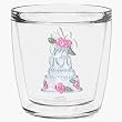 Wedding Cake 12 oz Double-Old-Fashioned Insulated Beverage Tumbler, Clear
