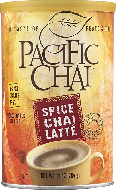 Pacific Chai Latte Mix Canister - Spice Chai - 10 oz