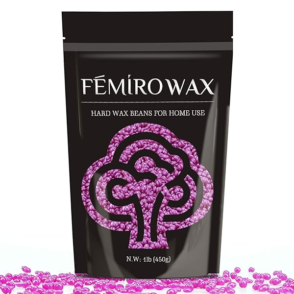 Hard Wax Beans For Painless Hair Removal 1lb Large Refill Wax